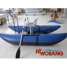 Barco de pesca inflable azul marino del estilo popular de los 2.7m